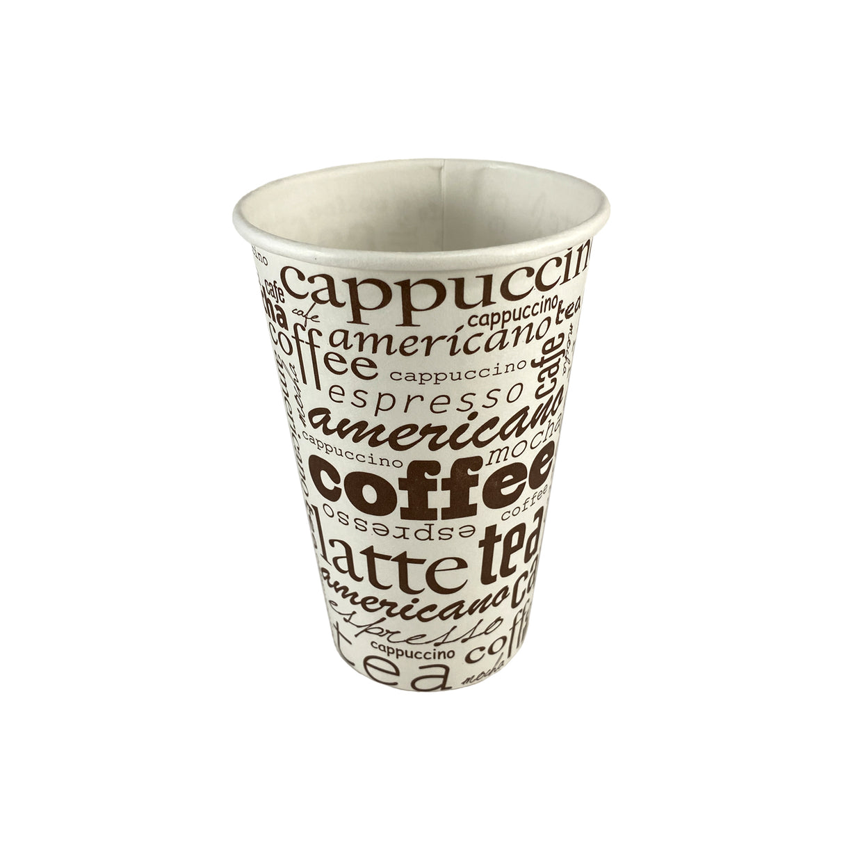 Pahar din carton, pentru cafea, cu model, 16oz, (50buc/set)