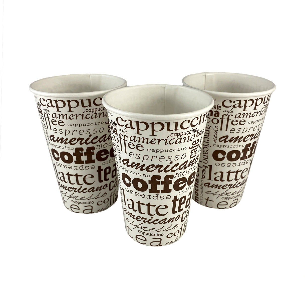 Pahar din carton, pentru cafea, cu model, 16oz, (50buc/set)