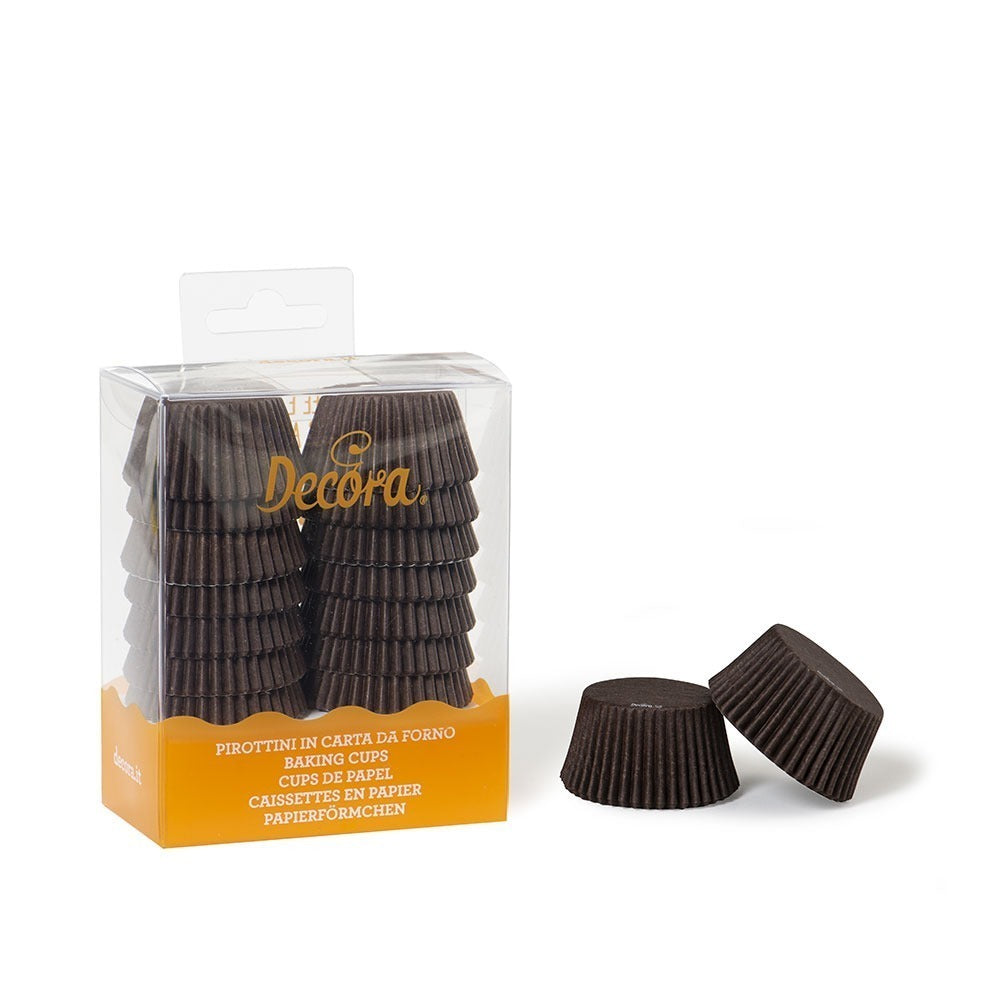 Chese de hârtie pentru copt, maro, ⌀4 cm, (120 buc/set)