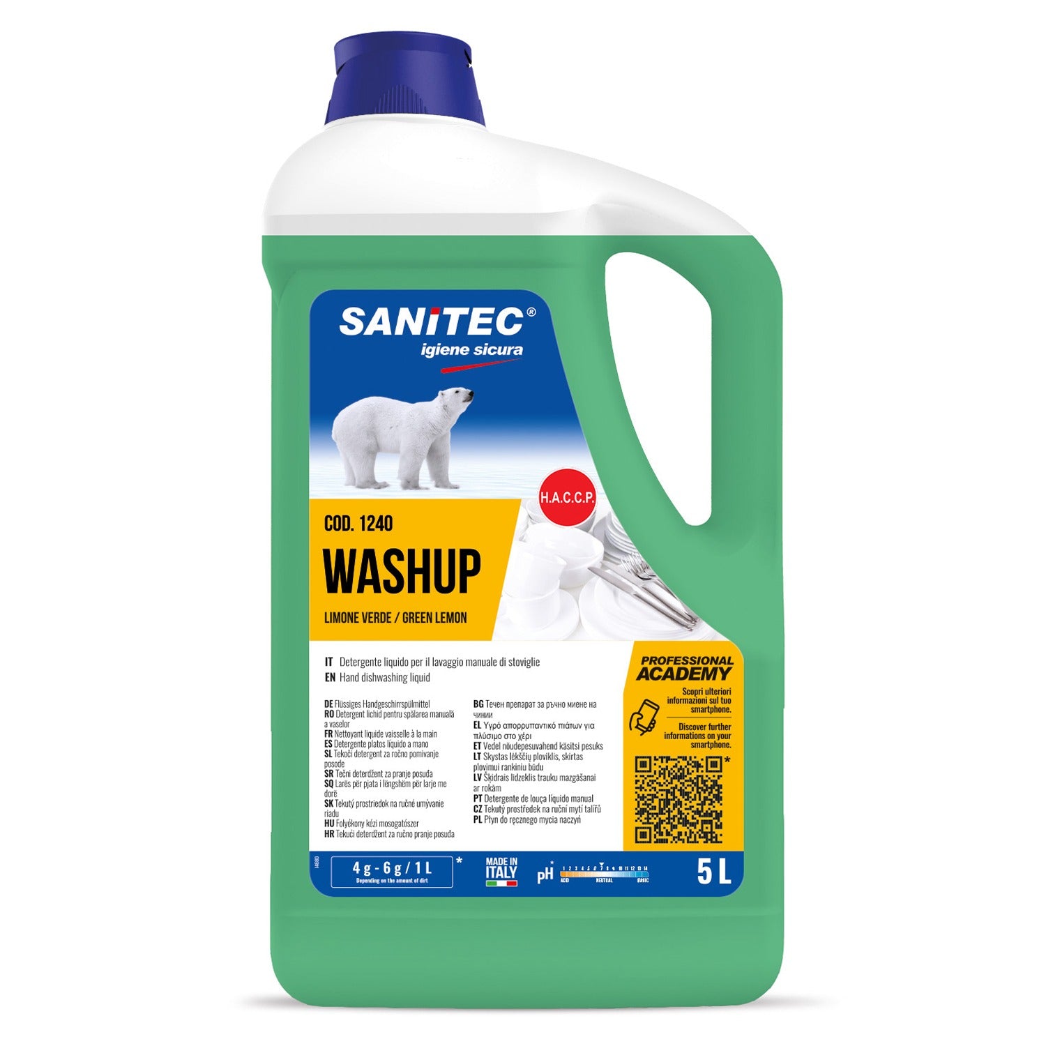 Detergent de vase manual, Dual Power, 5 L