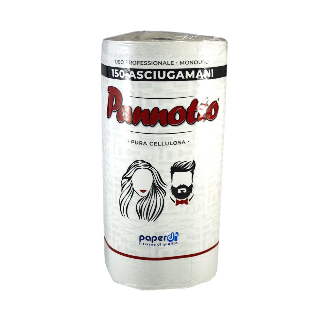 Rola prosoape absorbante pentru par, 150 foi, 100% Celuloza pura