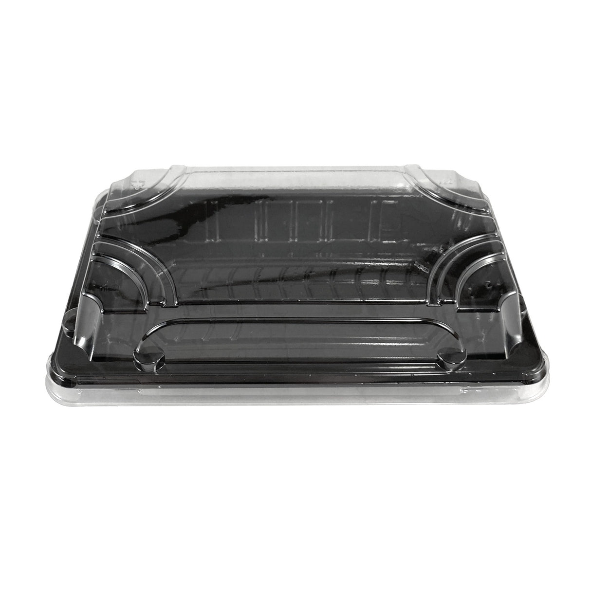 Caserola pentru sushi cu capac transparent, 16x9 cm, (100 buc/set)