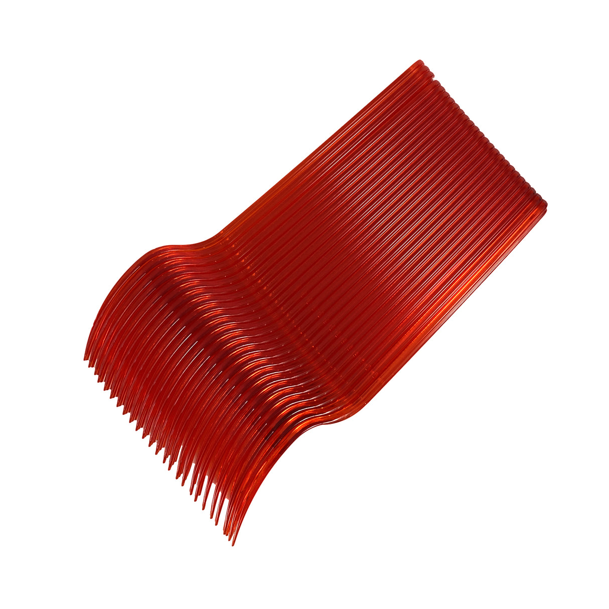 Furculita cristal, rosie, (25buc/set)