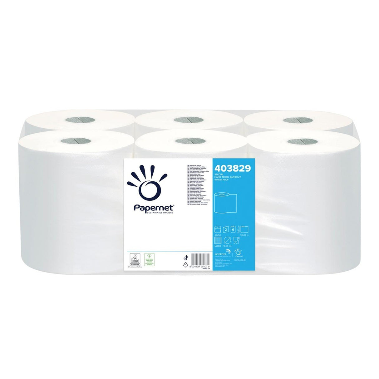 Role Prosop, 2 straturi, autocut Papernet 140 m, (6buc/set)