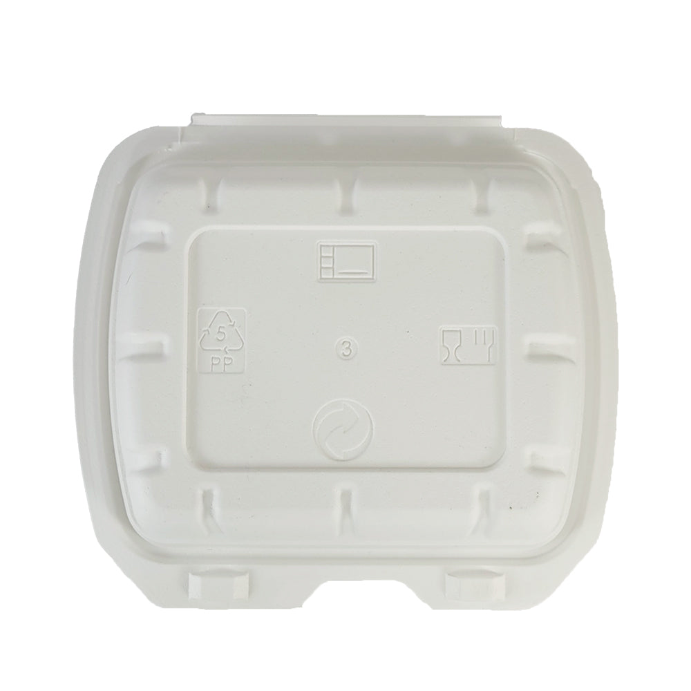 Caserolă pentru catering, cu capac atașat, polipropilenă, 22x19 cm, (100 buc/set)