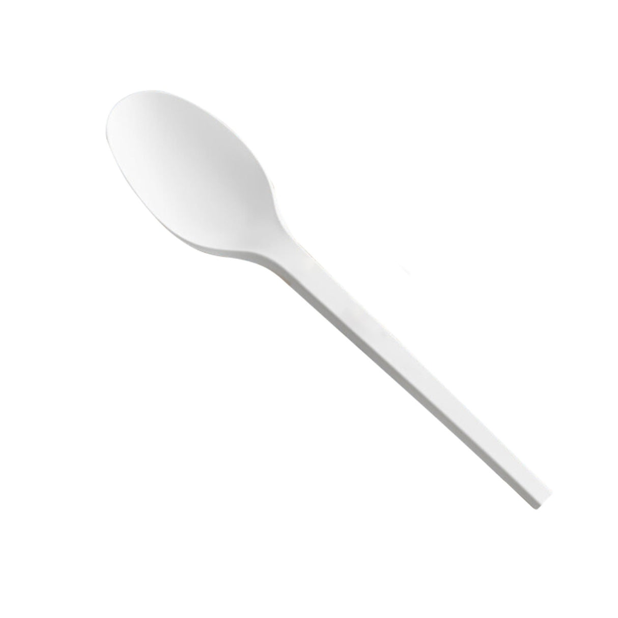 Lingurita, alba, PLA, (100buc/set)