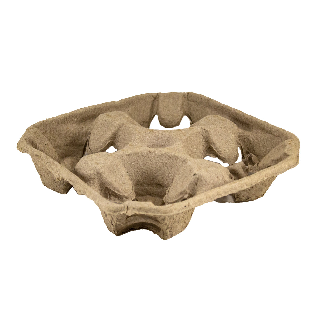 Suport pentru 4 pahare, din carton, tip cofrag