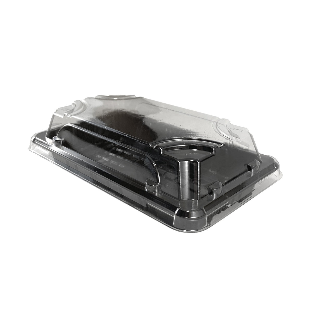 Caserola pentru sushi cu capac transparent, 16x9 cm, (100 buc/set)