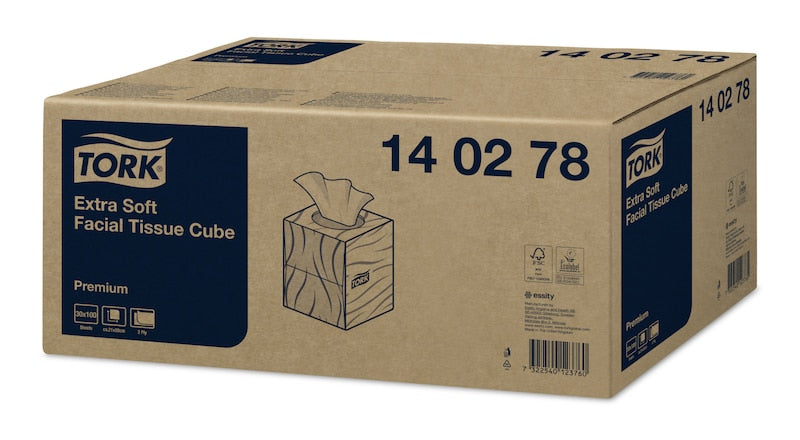 Tork Cutie Cub cu Șervețele Faciale Soft Alb