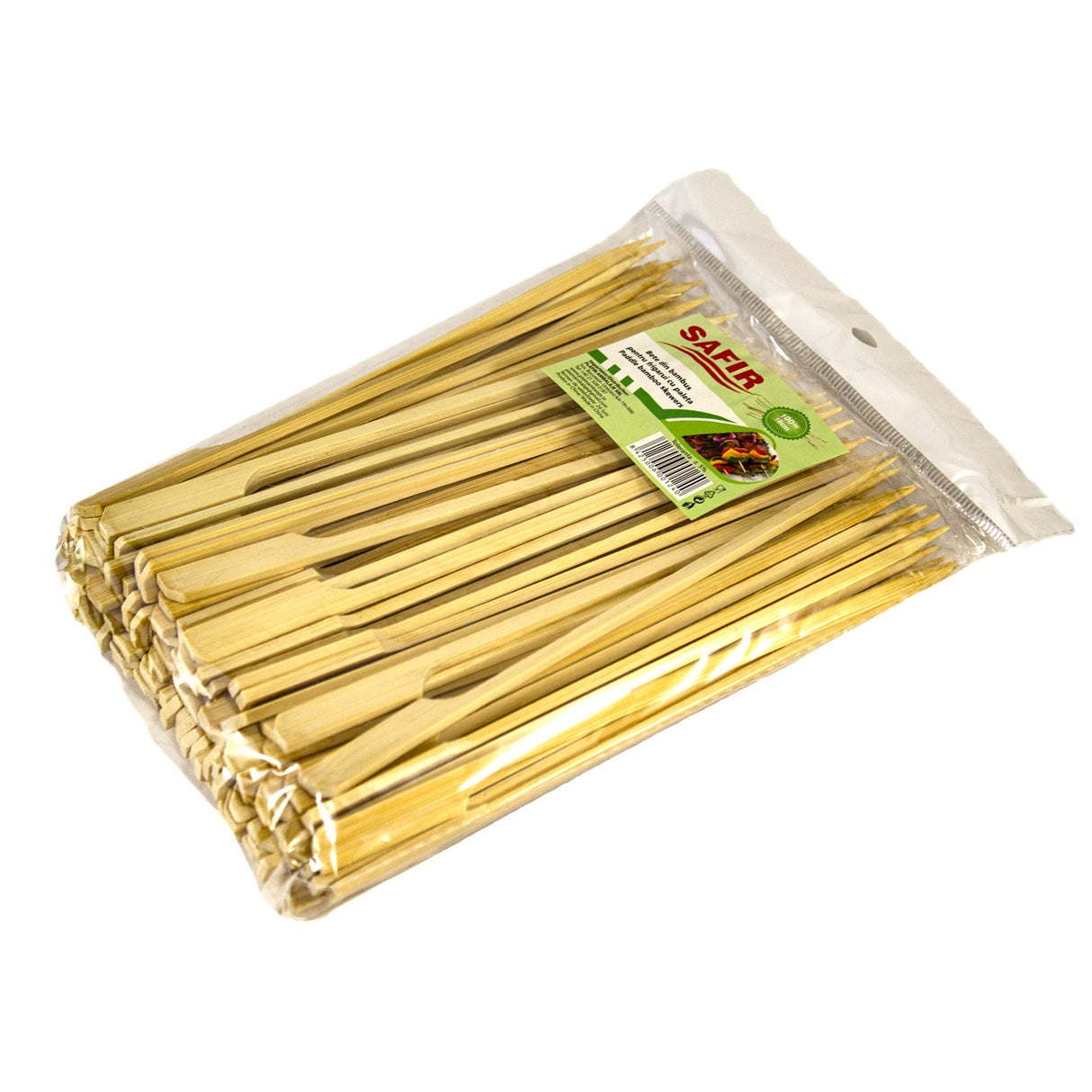 Bete pentru frigarui, cu paleta, 18 cm, (100buc/set)