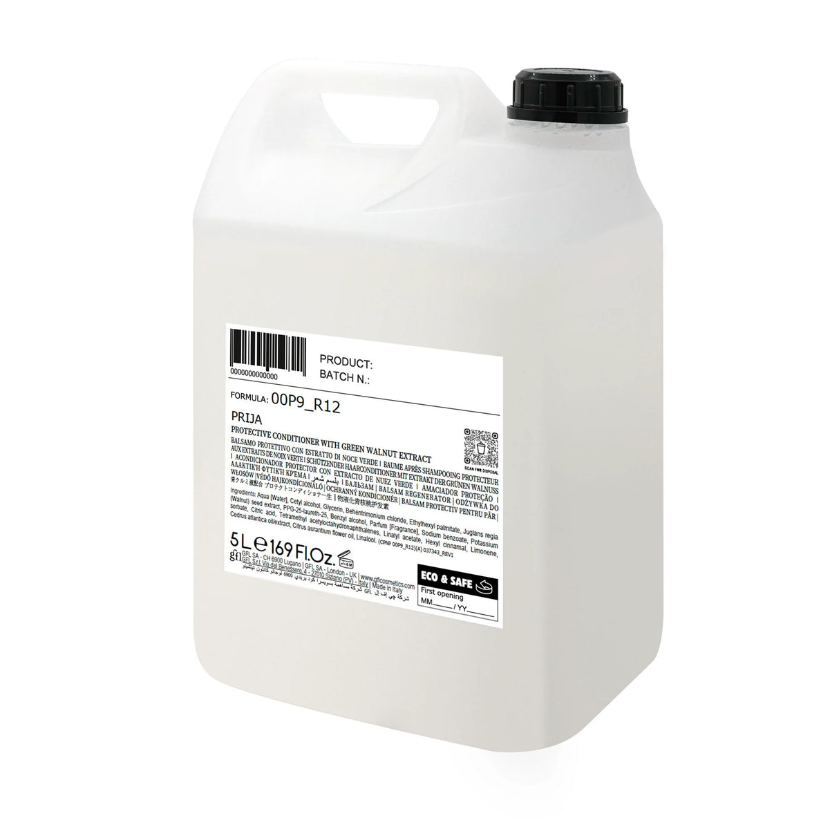 Balsam de păr cu nucă verde, Prija, 5L