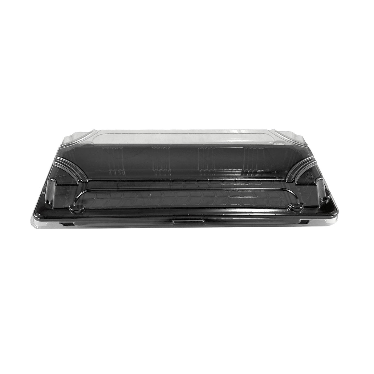 Caserola pentru sushi cu capac transparent, 22x9 cm, (100 buc/set)