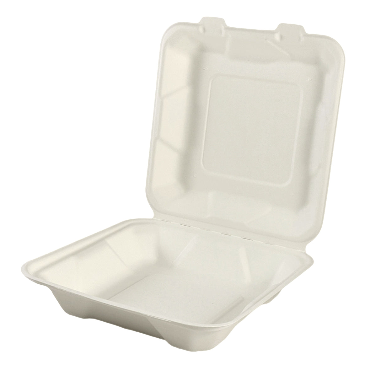 Caserola meniu, biodegradabila, 1 compartiment, 20x20x7 cm, (50buc/set)