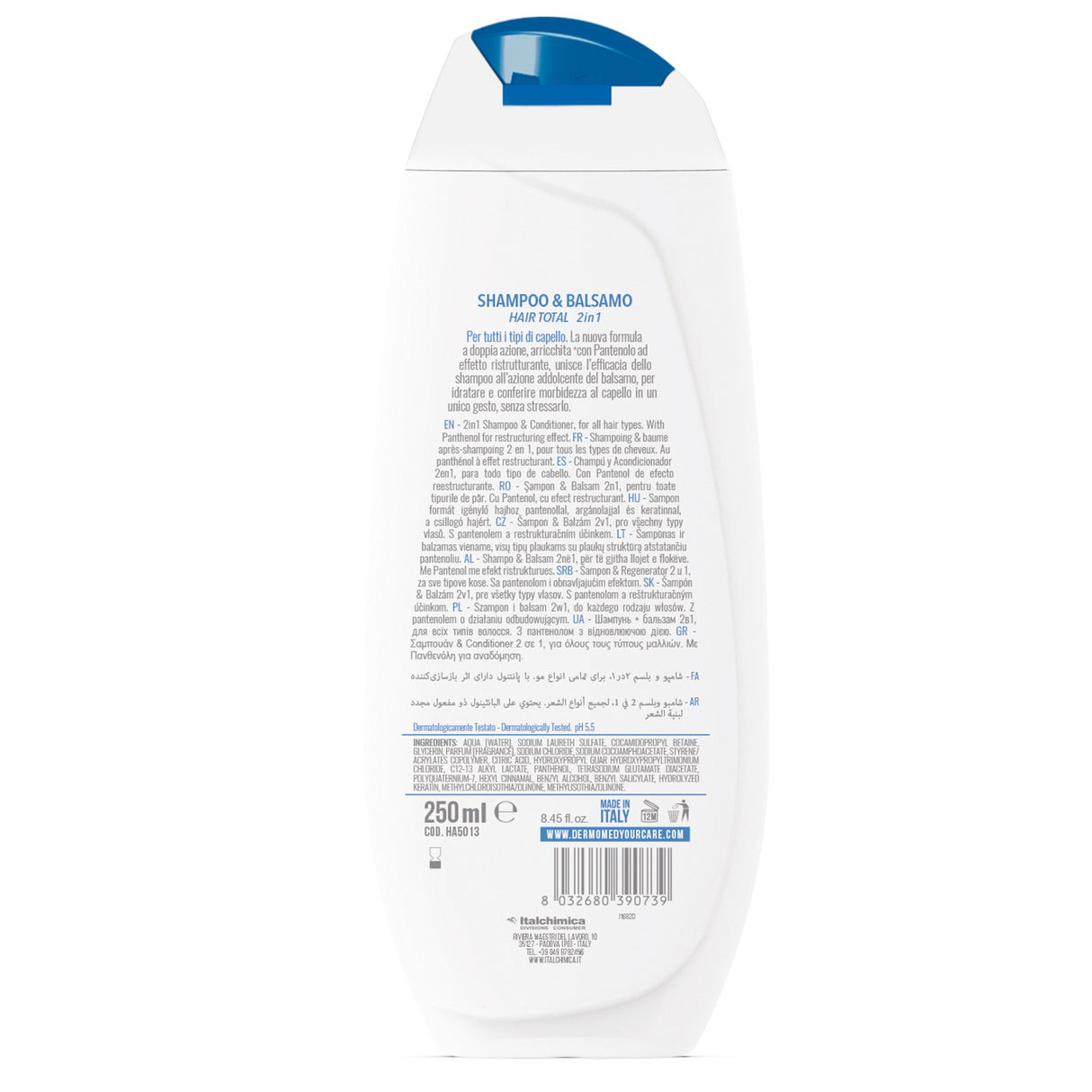 Sampon fortificant 2in1, Dermomed, 250 ml