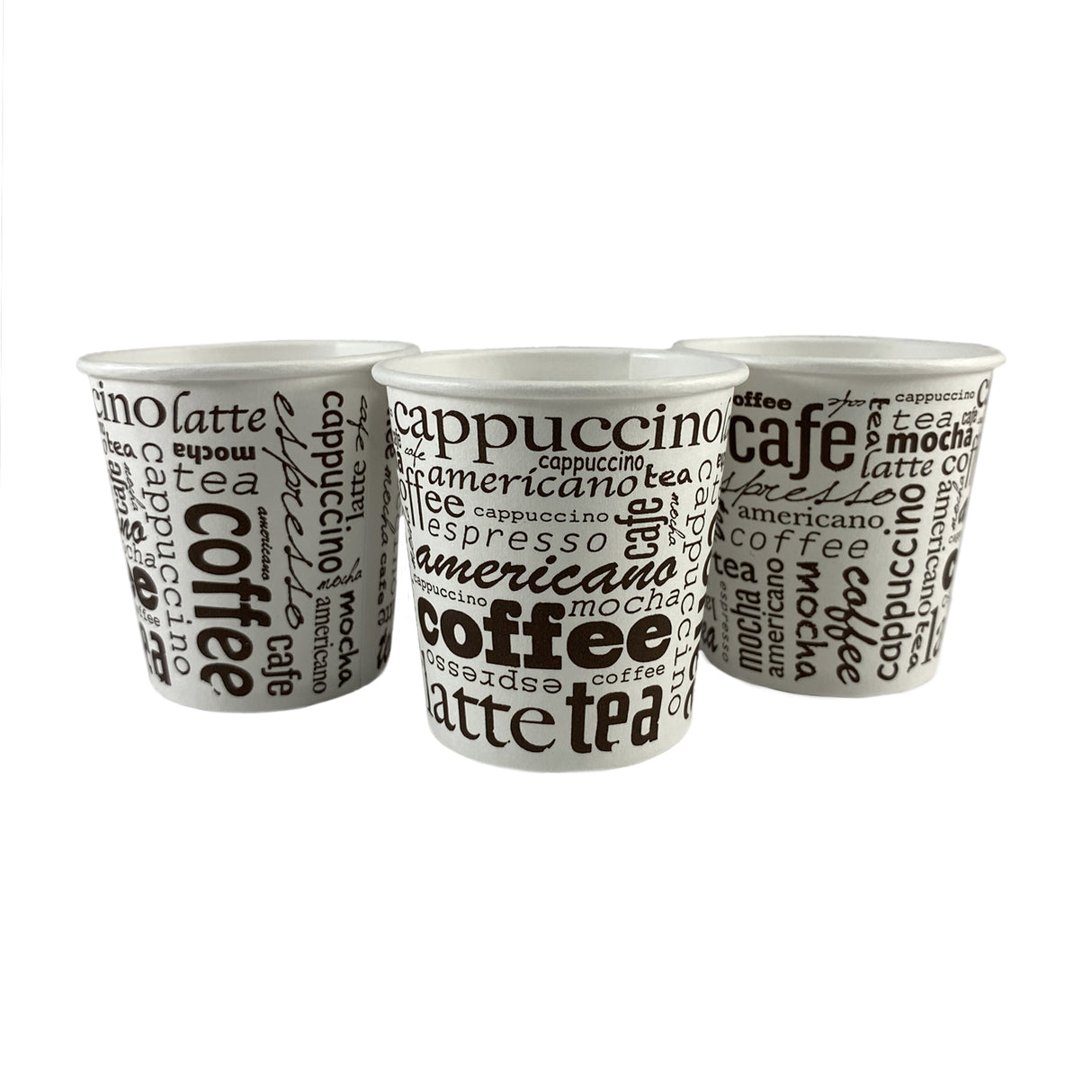 Pahar din carton, pentru cafea, 4oz, (100buc/set)