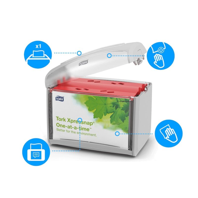 Dozator de Șervețele de Masă Tork Xpressnap® Tabletop Gri Deschis N4