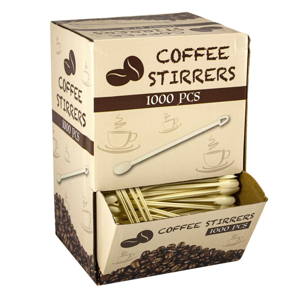 Bețe cu lingurita pentru cafea, (1000buc/set)