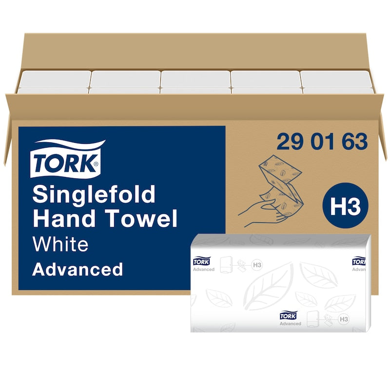 Tork Prosoape pentru Mâini Soft Singlefold Alb H3