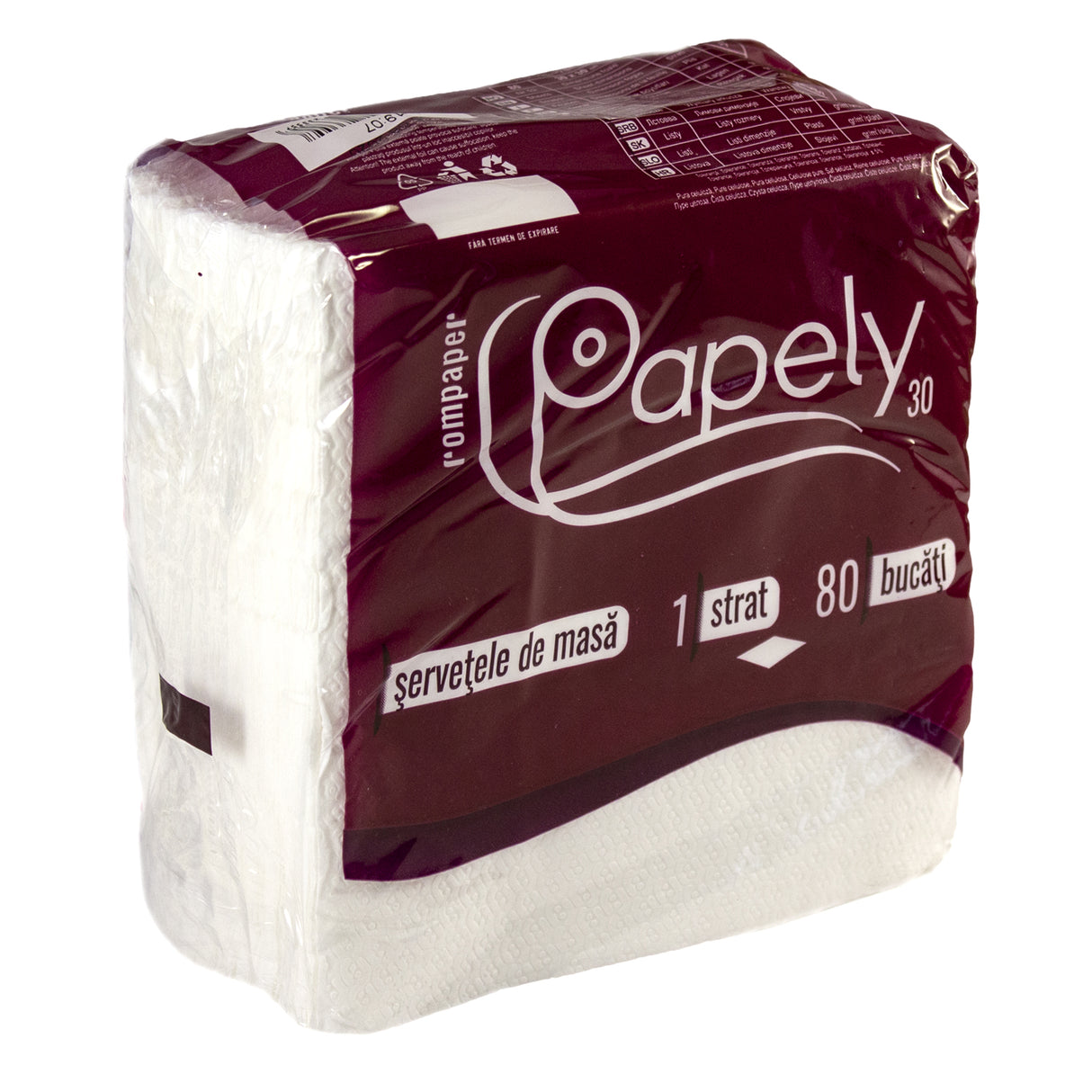 Servetele Papely, 30x30 cm, (80buc/set)