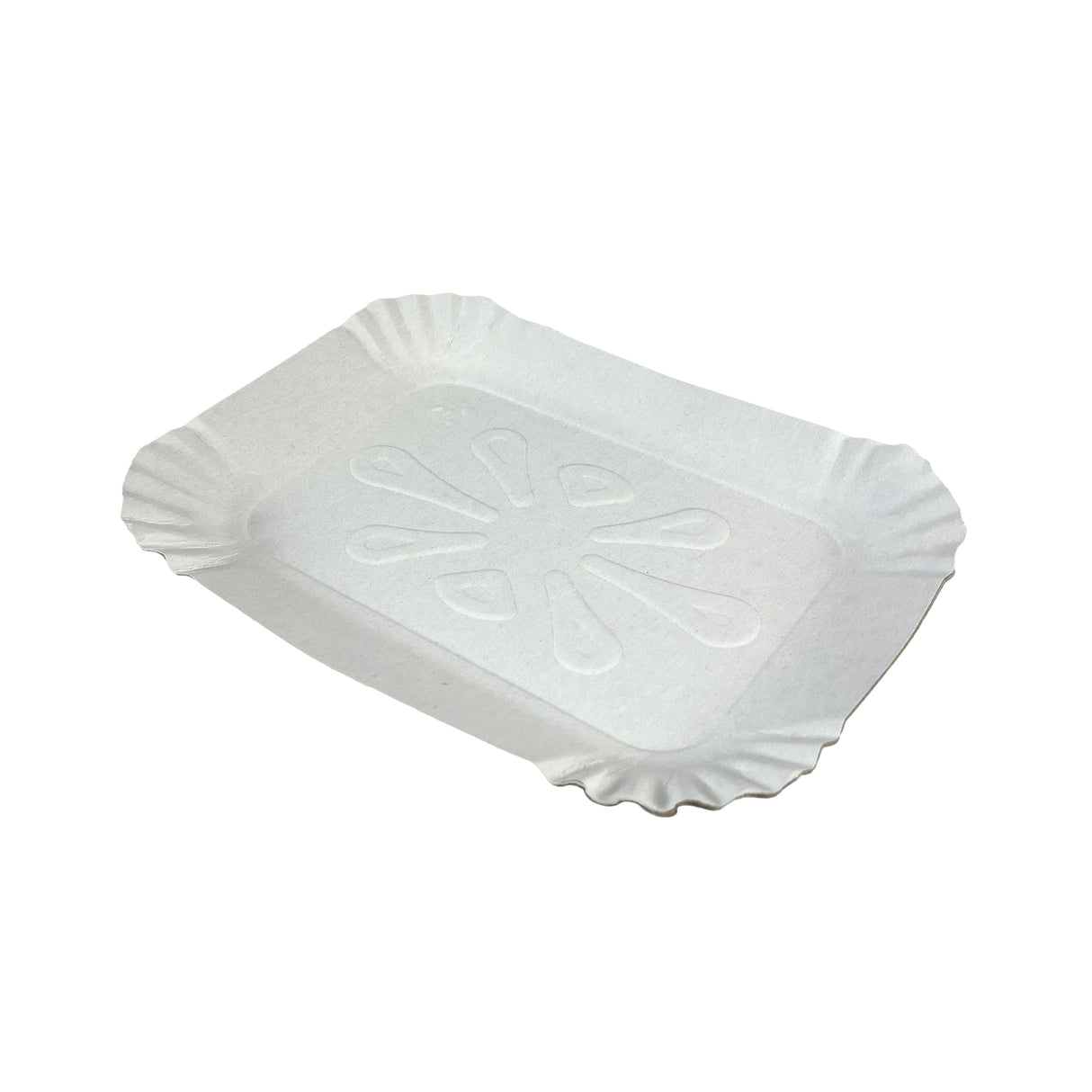 Tăviță pentru prăjituri, din carton, 11x14.6x2.5 cm, (100buc/set)