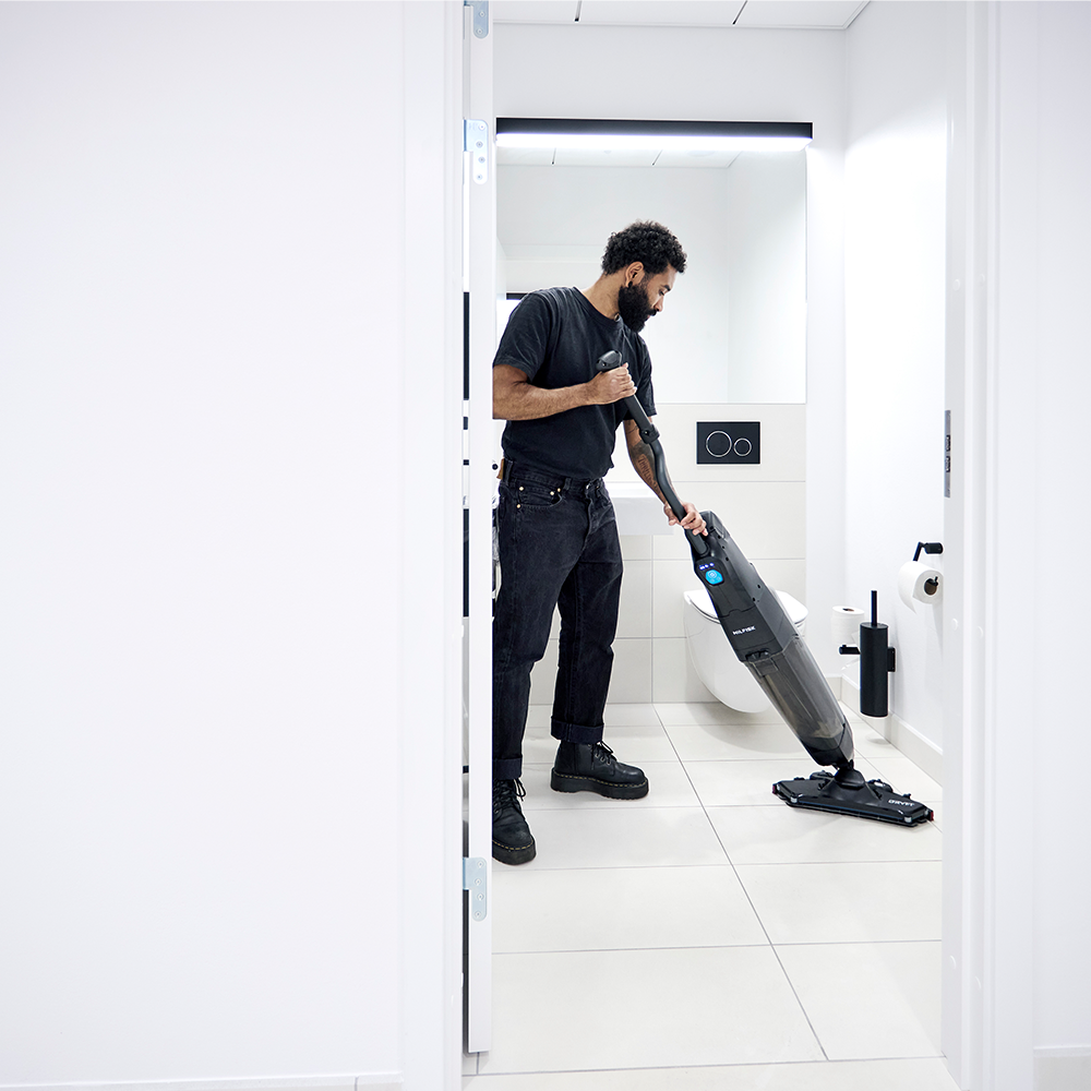 Echipament de spălat, aspirat, uscat podele, Nilfisk Dryft