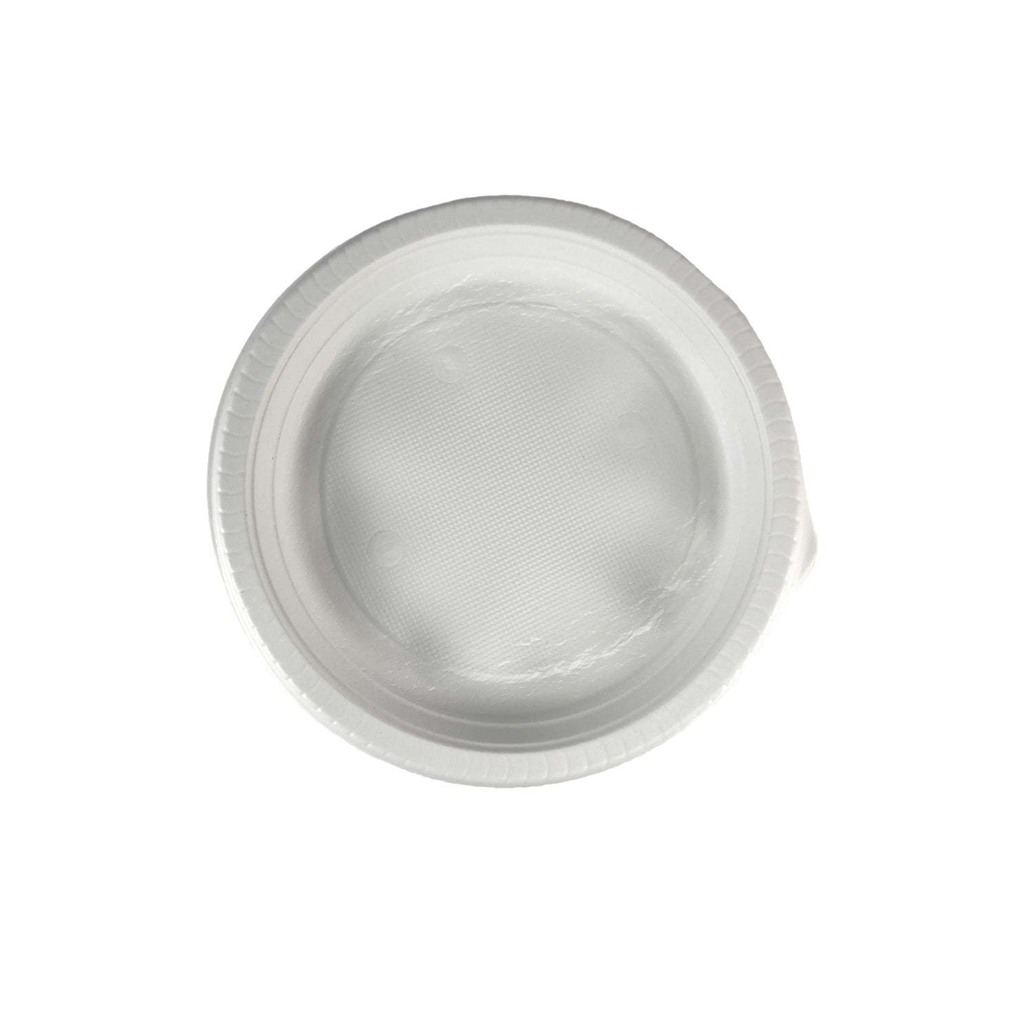 Farfurie din plastic (PP) de unica folosinta, alb, 17 cm, (50buc/set)