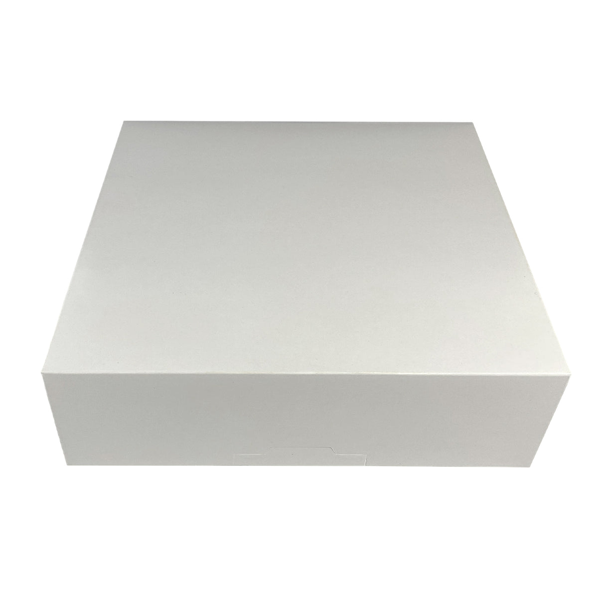 Cutie pentru prăjituri, BLANC, cu capac atașat, 25x25x8 cm