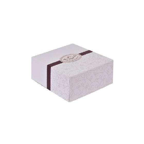 Cutie pentru prăjituri, Diamond, alb,16x19x8 cm