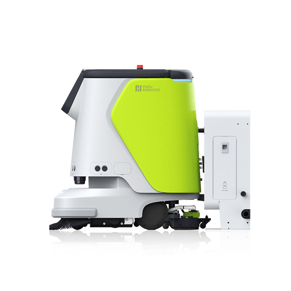 Robot 4-în-1 autonom profesional, Pudu CC1, funcții A.I, uz comercial