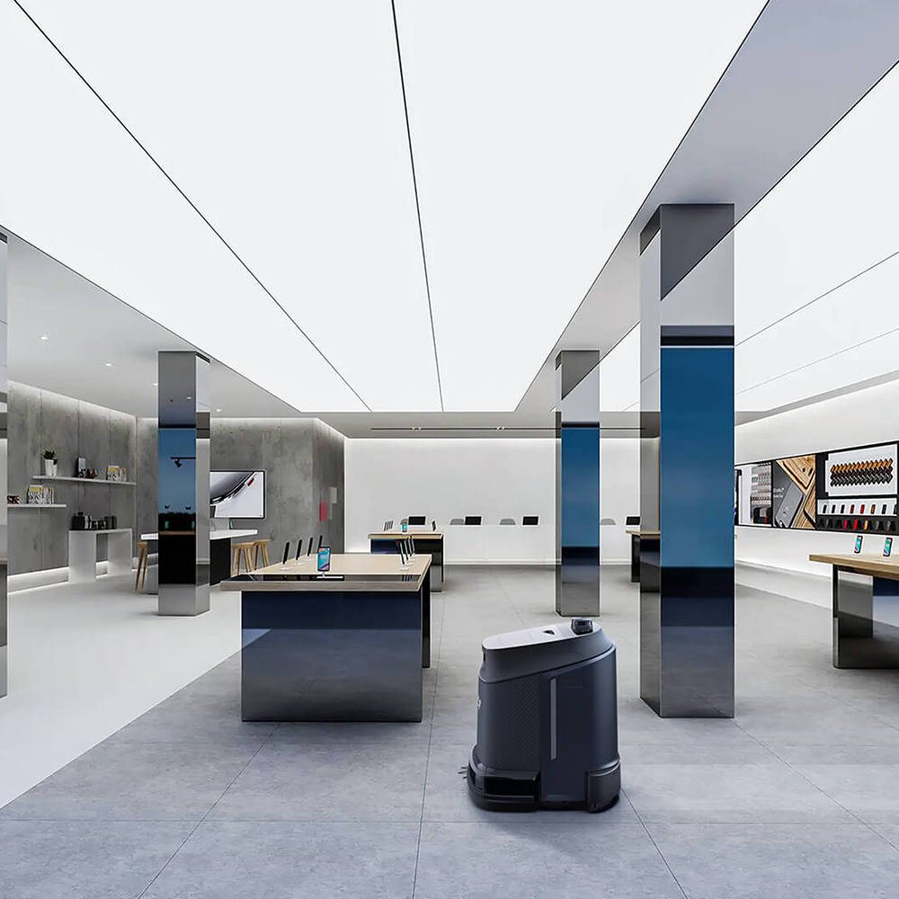 Robot 4-în-1 autonom profesional, Phantas, funcții A.I, uz comercial