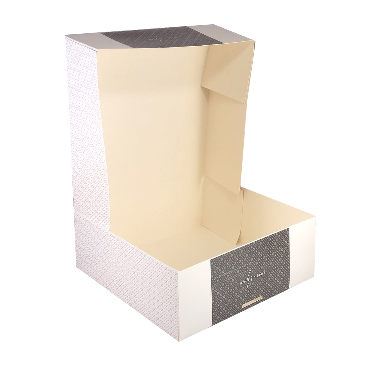 Cutie pentru prăjituri Rendez Vous, cu capac atașat, 26x26x10 cm