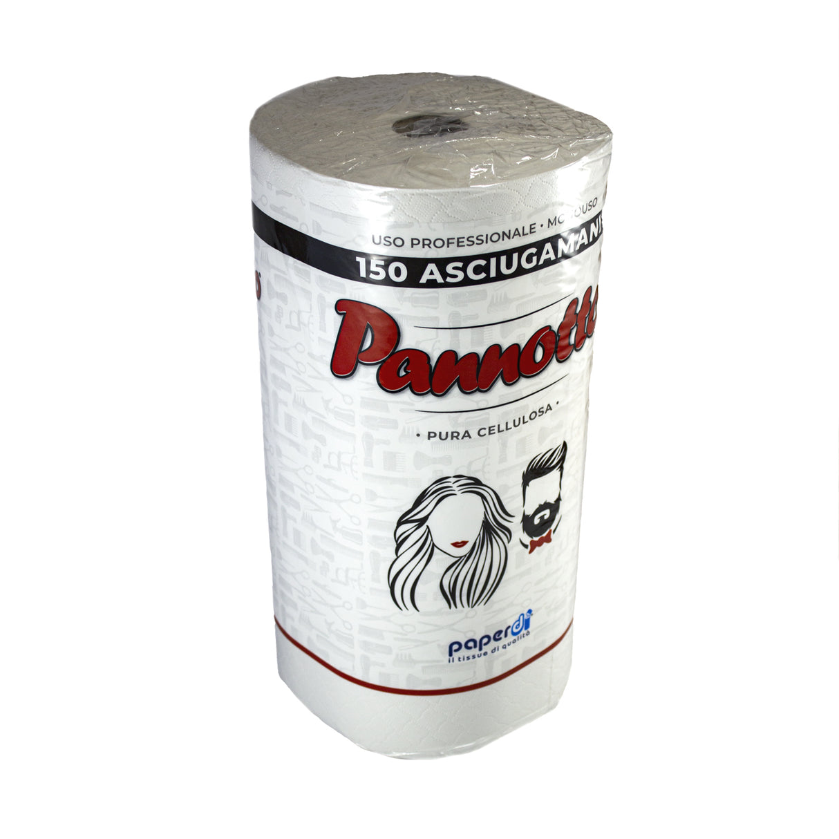 Rola prosoape absorbante pentru par, 150 foi, 100% Celuloza pura