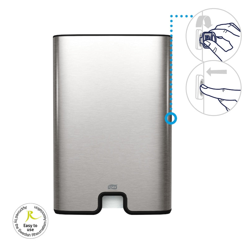 Tork Dozator de Prosoape pentru Mâini Xpress® Multifold din Oțel Inoxidabil H2