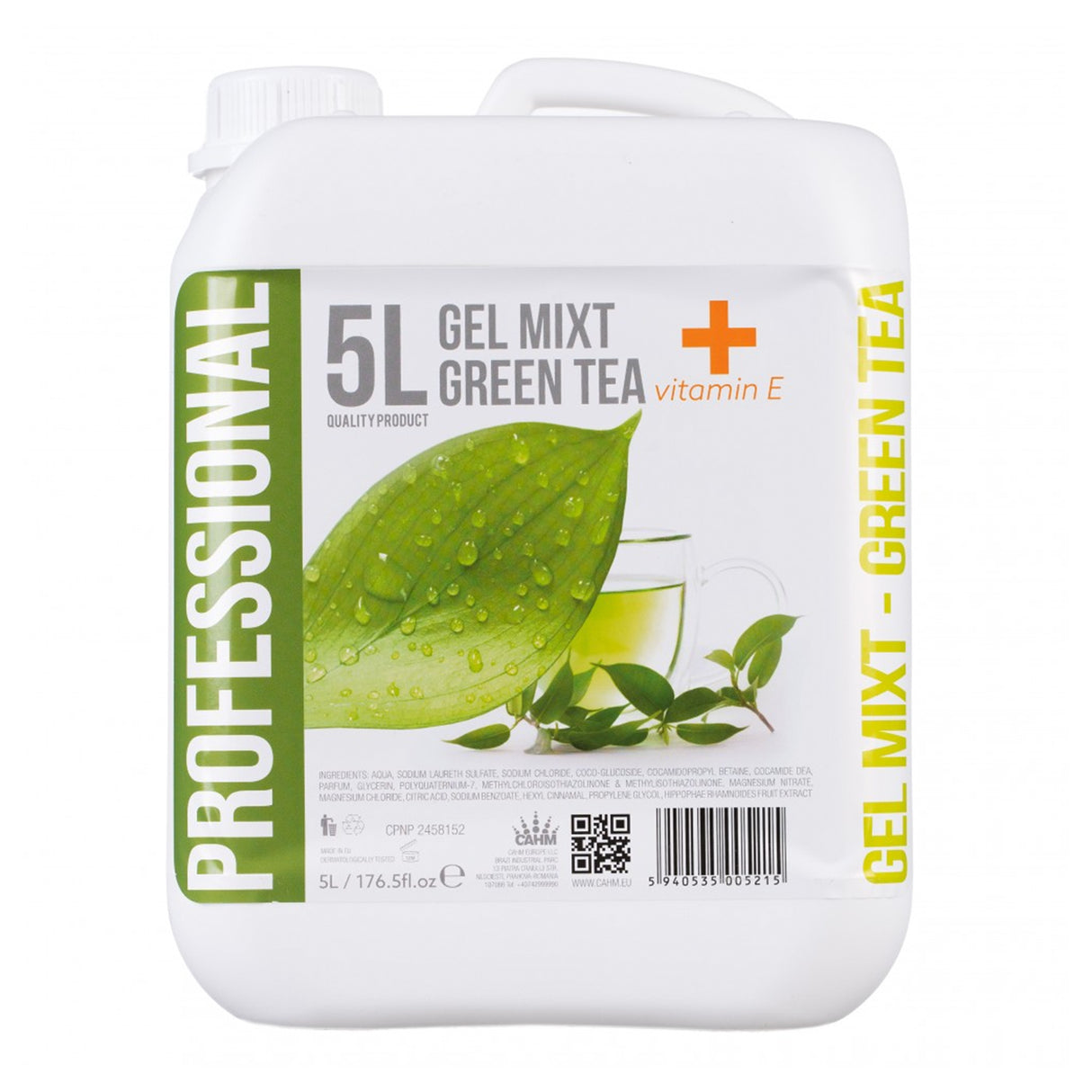 Sampon Green Tea cu Vitamina E, 5 L