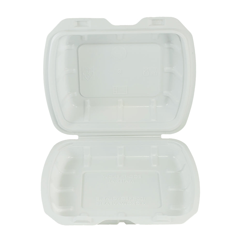 Caserolă pentru catering, cu capac atașat, polipropilenă, 22x19 cm, (100 buc/set)