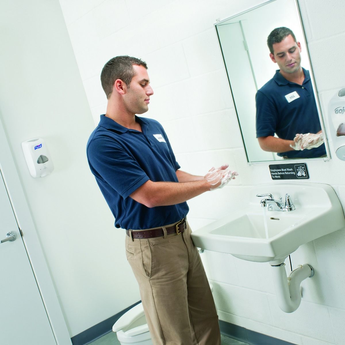 Dozator automat cu senzor PURELL TFX dispenser cu gel dezinfectant - rezerva 1200 ml (neinclusa) alb