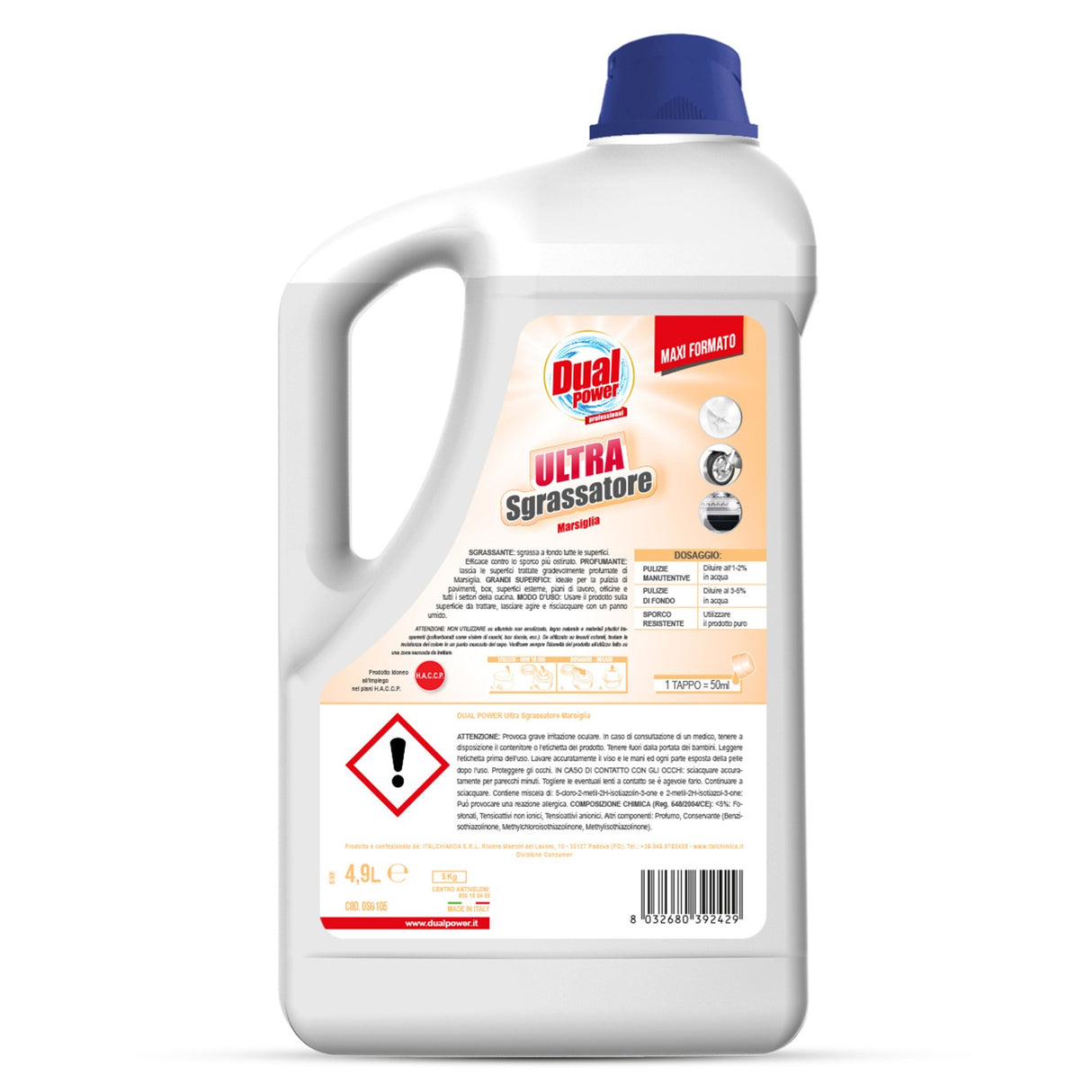 Degresant Ultra, Sgrassatore, Dual Power, 5L