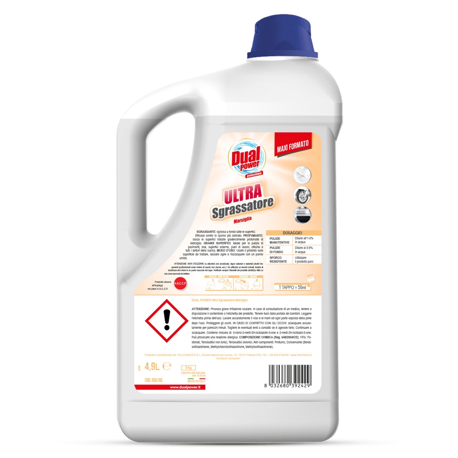 Degresant Ultra, Sgrassatore, Dual Power, 5L