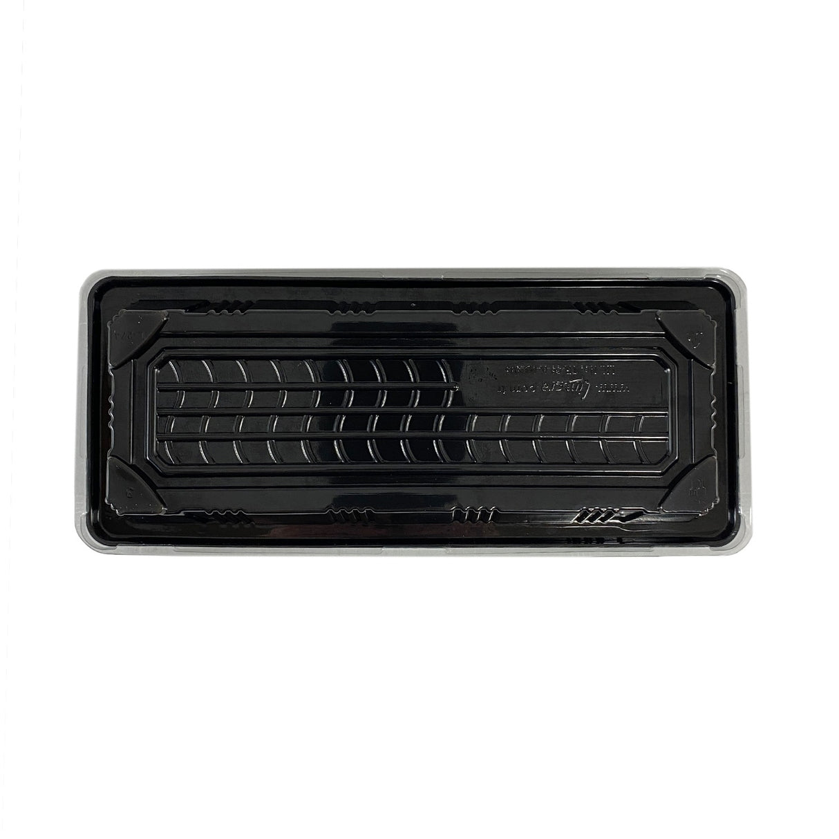 Caserola pentru sushi cu capac transparent, 22x9 cm, (100 buc/set)