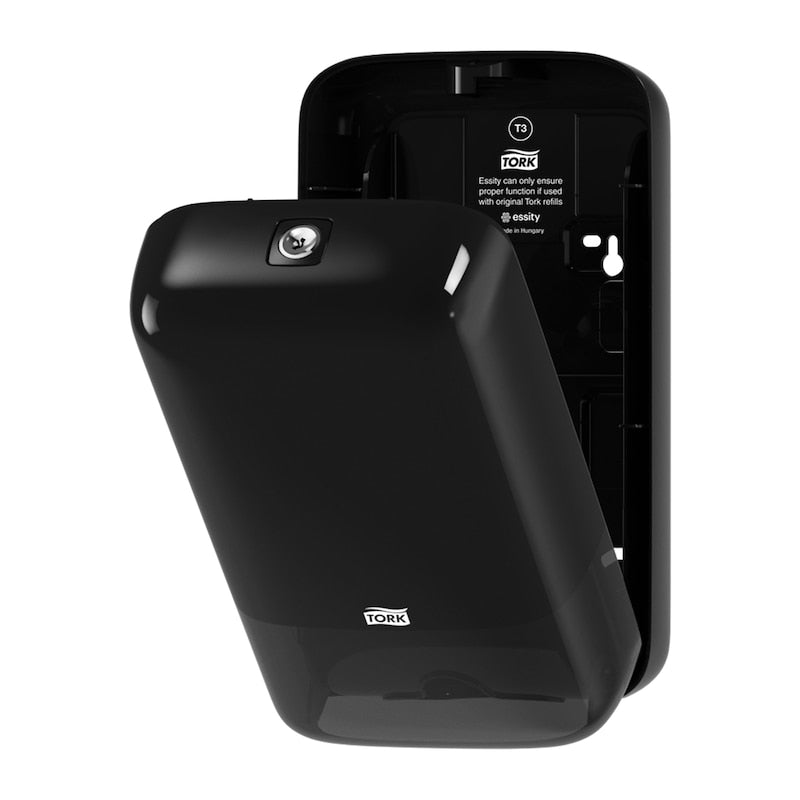 Tork Dozator de Hârtie Igienică Pliată Negru T3