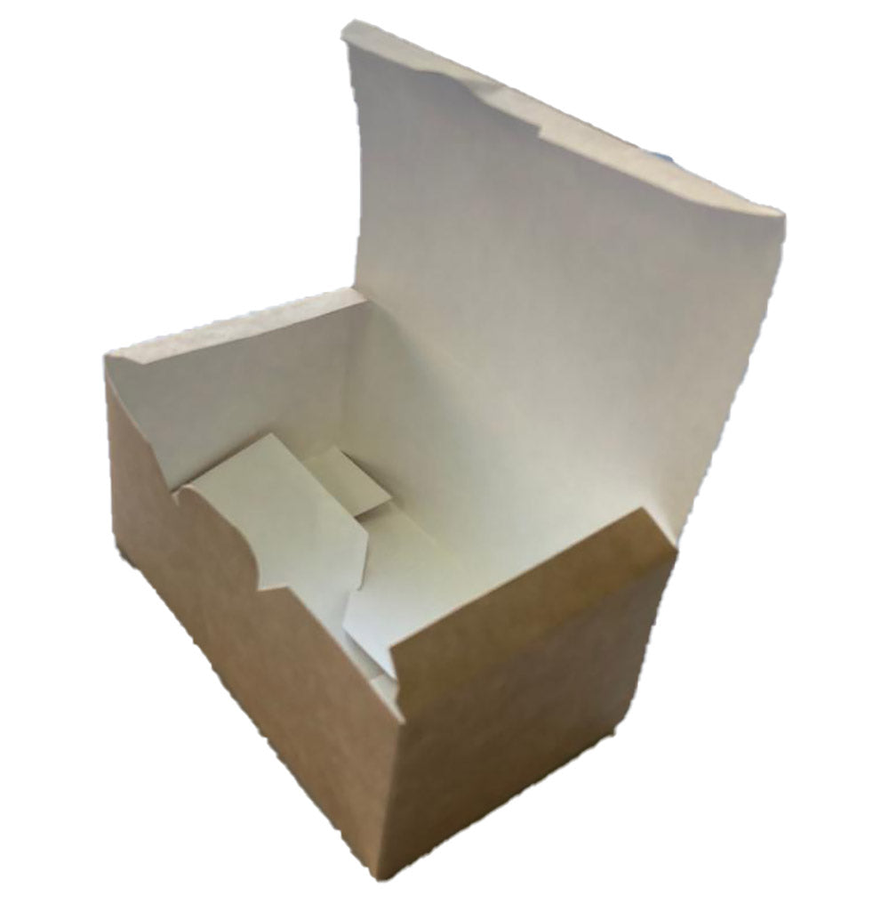 Cutie pentru catering, RIDA, kraft natural, S, (25buc/set)