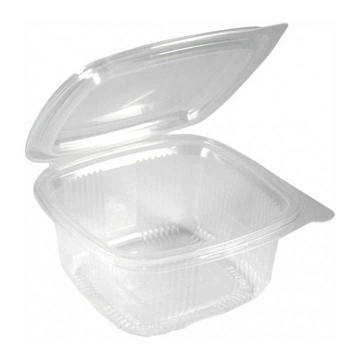 Caserolă cu capac atașat, 500cc, (100 buc/set)