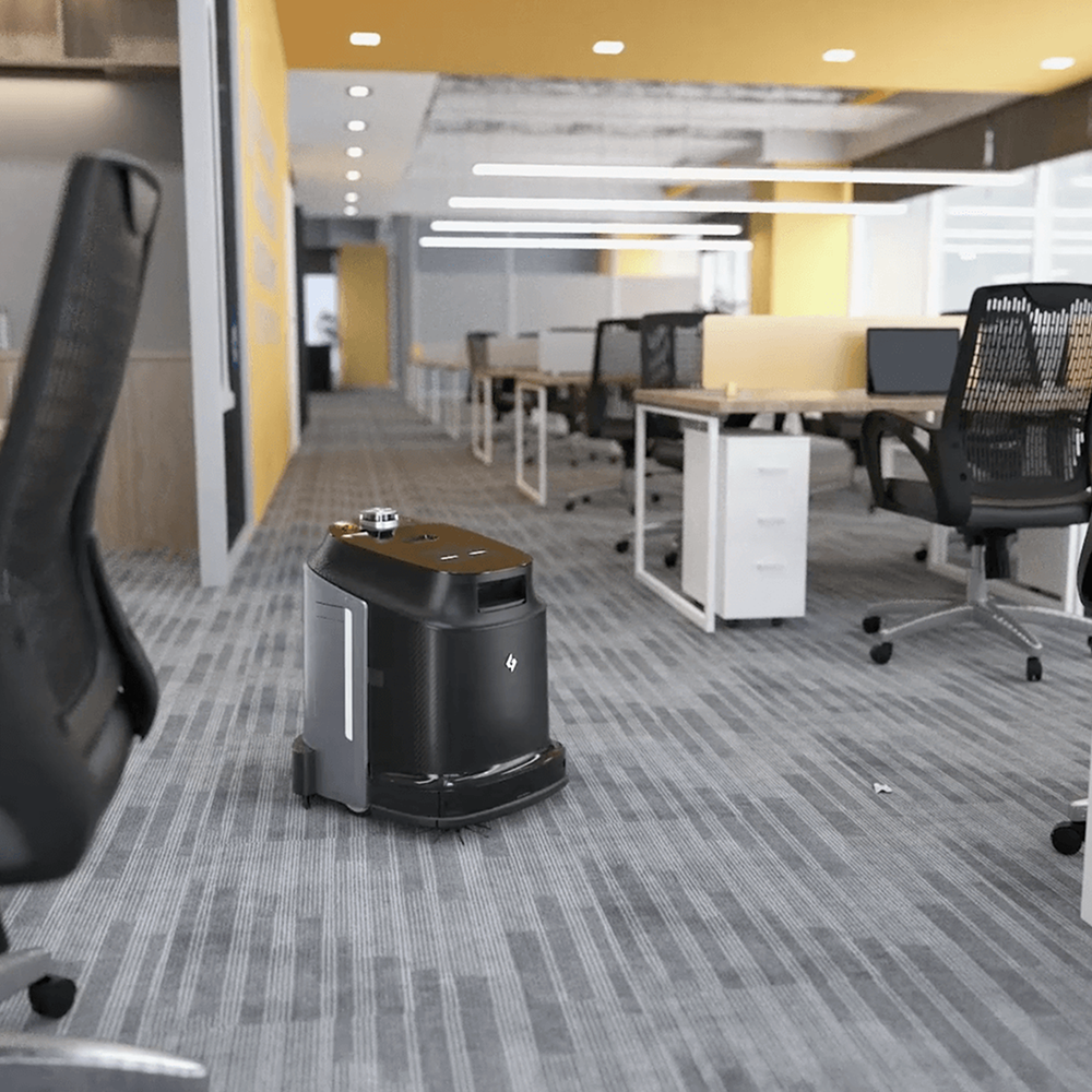 Robot 4-în-1 autonom profesional, Phantas, funcții A.I, uz comercial