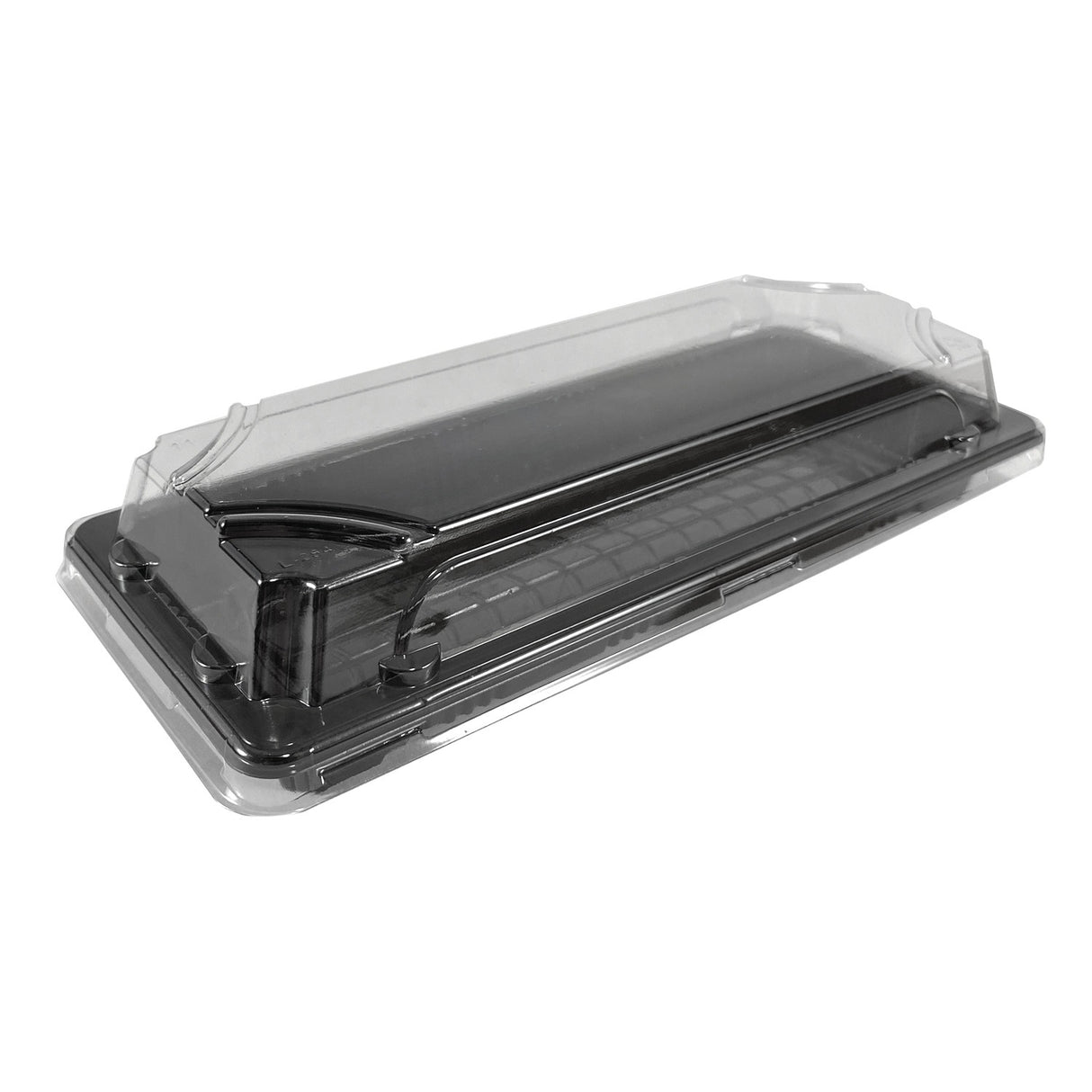 Caserola pentru sushi cu capac transparent, 22x9 cm, (100 buc/set)