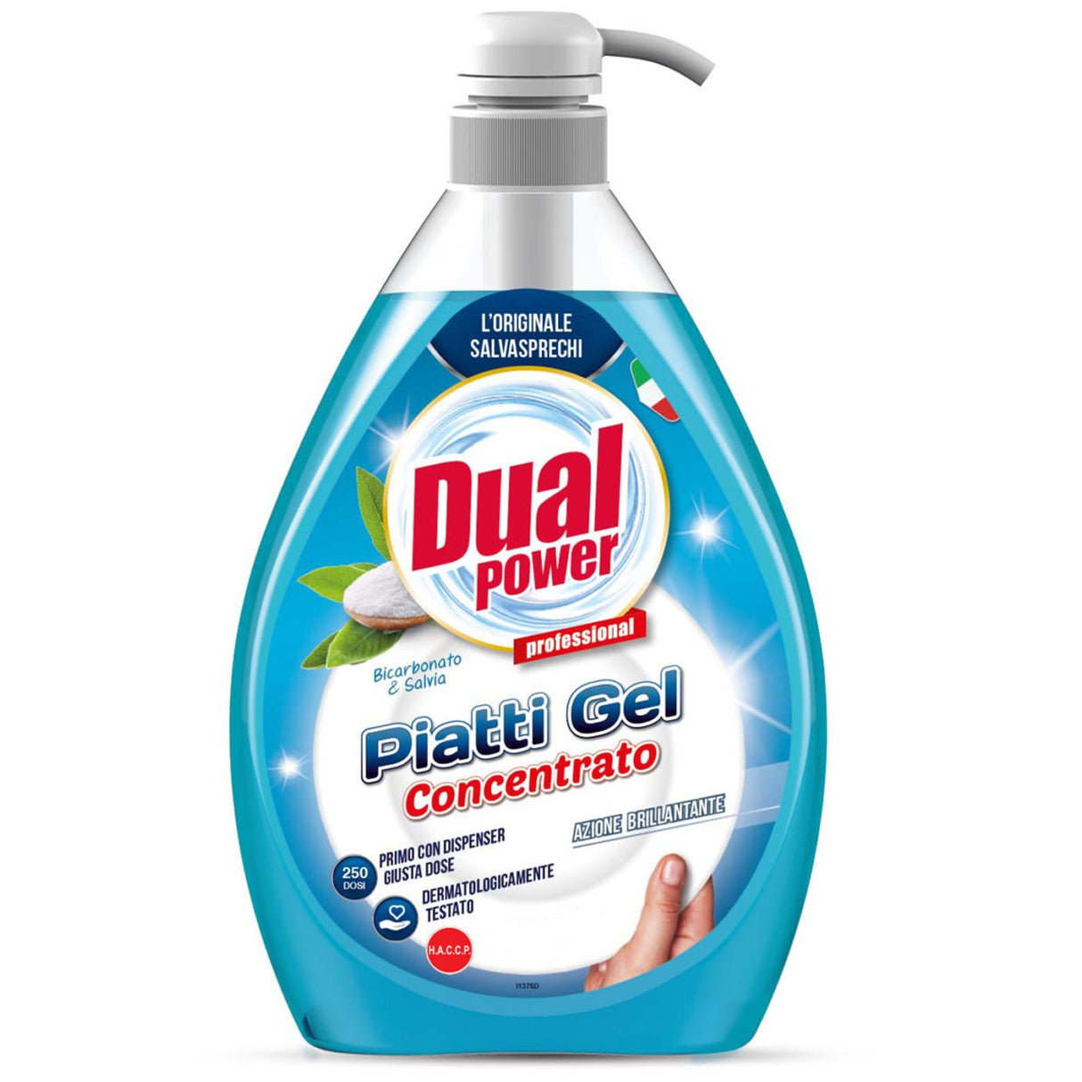 Gel de vase concentrat, Bicarbonat si Salvie, Dual Power, 1 L