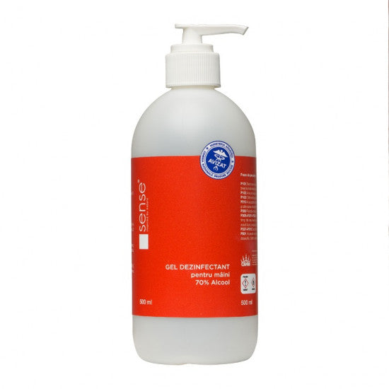 Gel dezinfectant de maini, SENSE, 500 ml