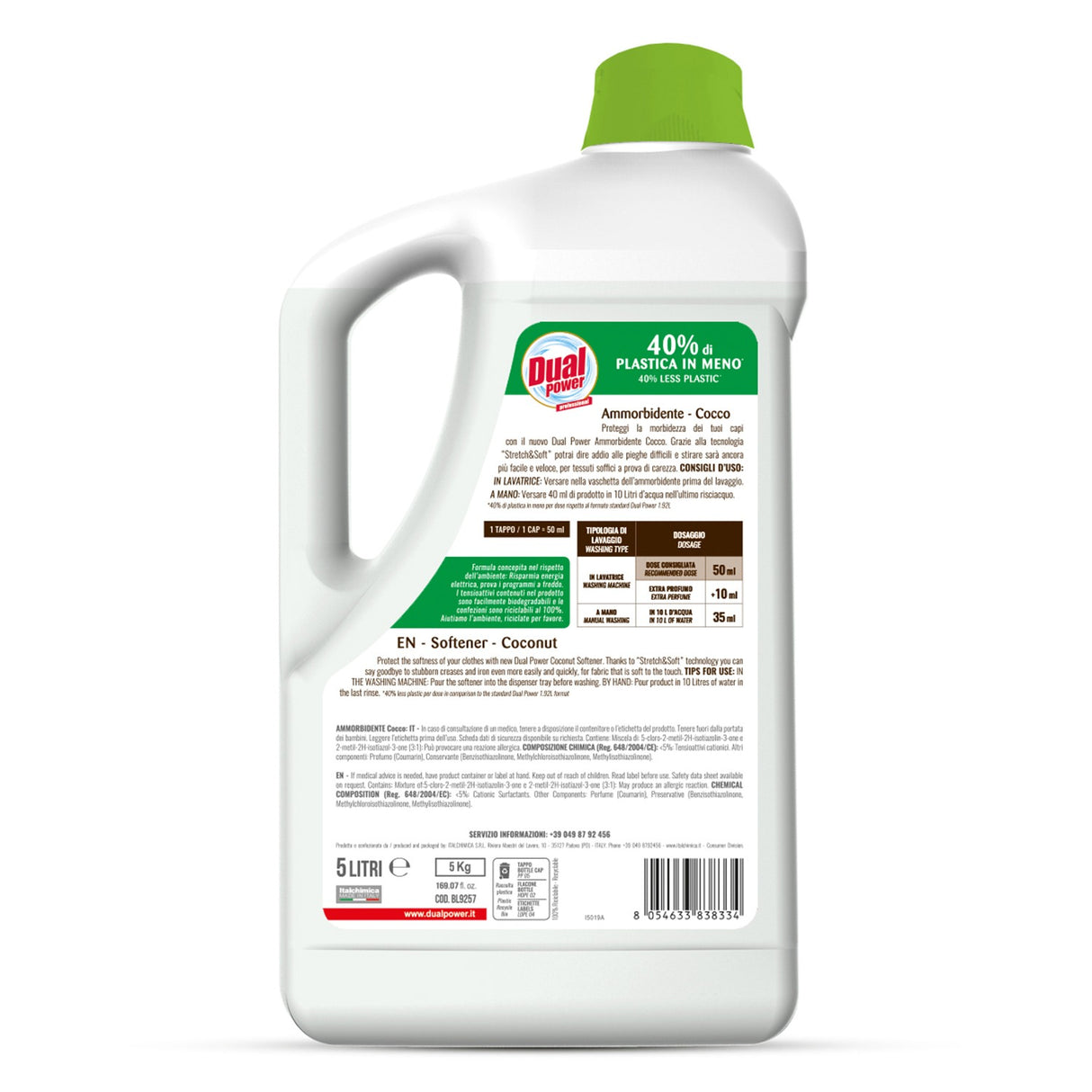 Balsam de rufe cu cocos, Dual Power, 5kg