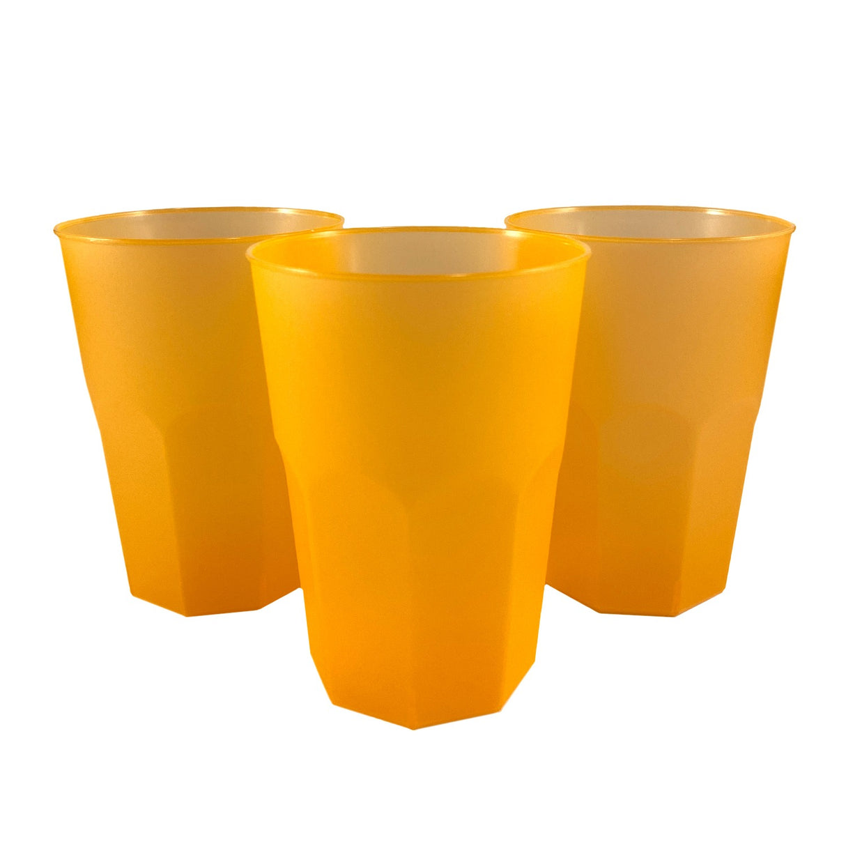 Pahare cocktail, portocaliu, 420cc, (20buc/set)