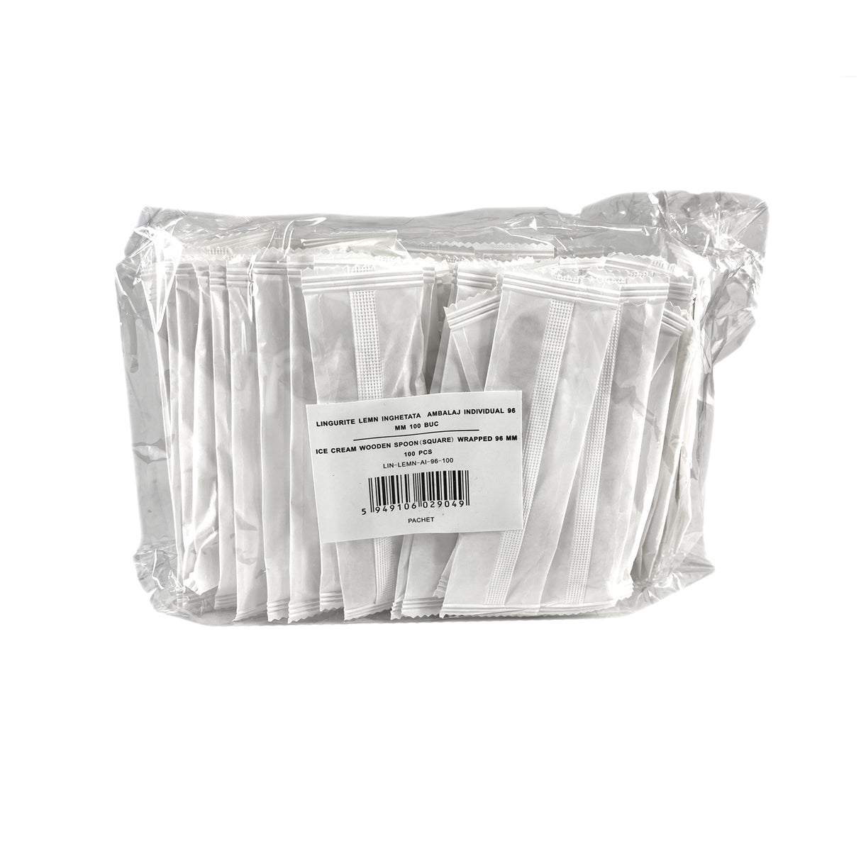 Lingurita, din lemn, (100buc/set)