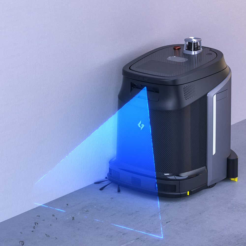 Robot 4-în-1 autonom profesional, Phantas, funcții A.I, uz comercial